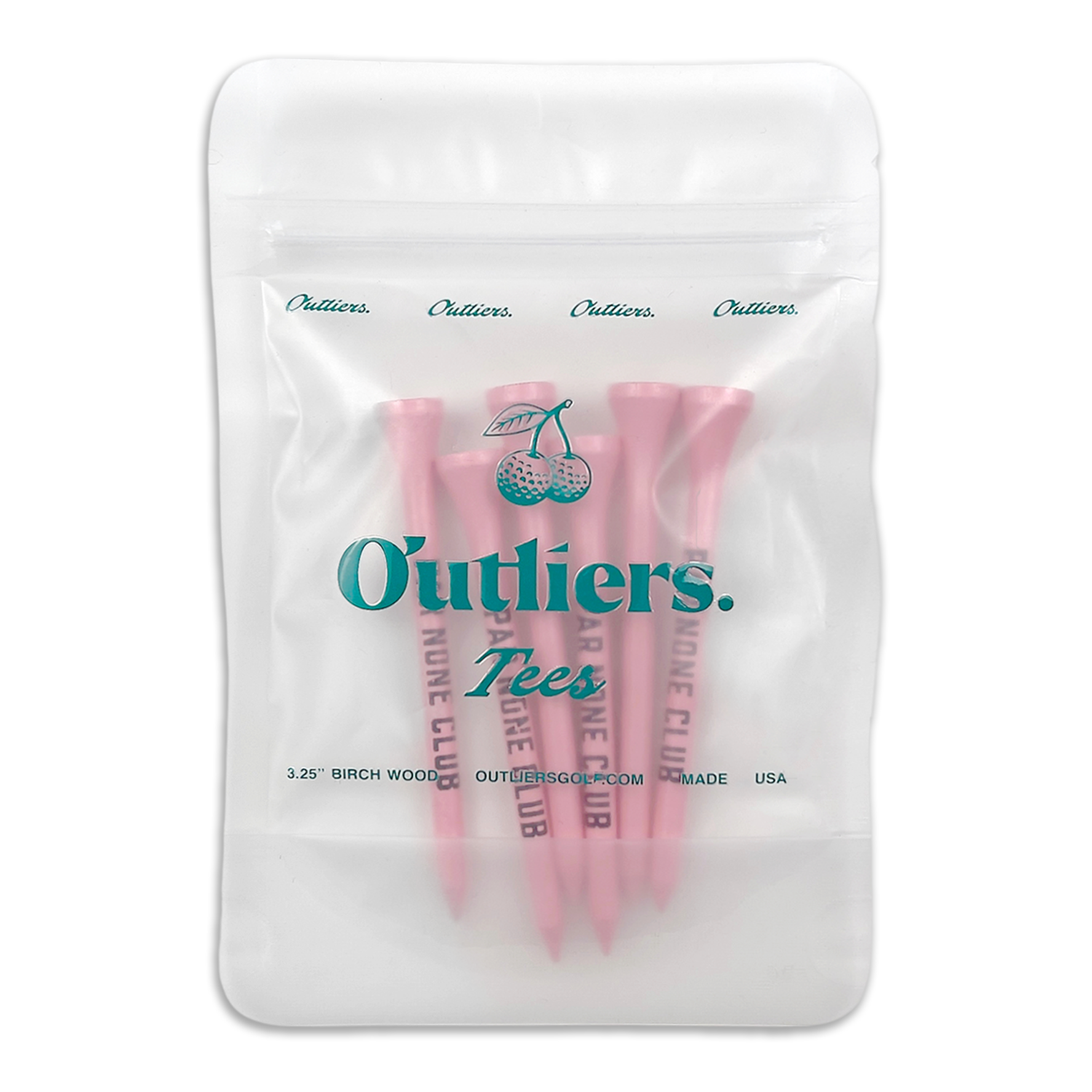 Outliers Birch Wood Golf Tee Pack