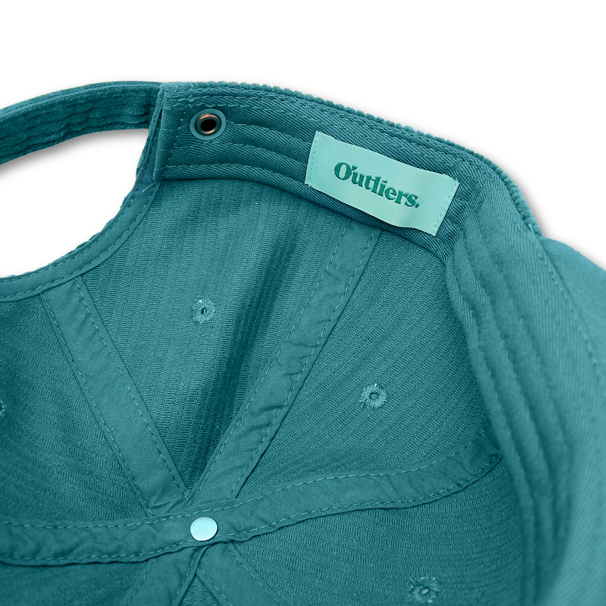 Outliers Corduroy Embroidery Hat - Teal