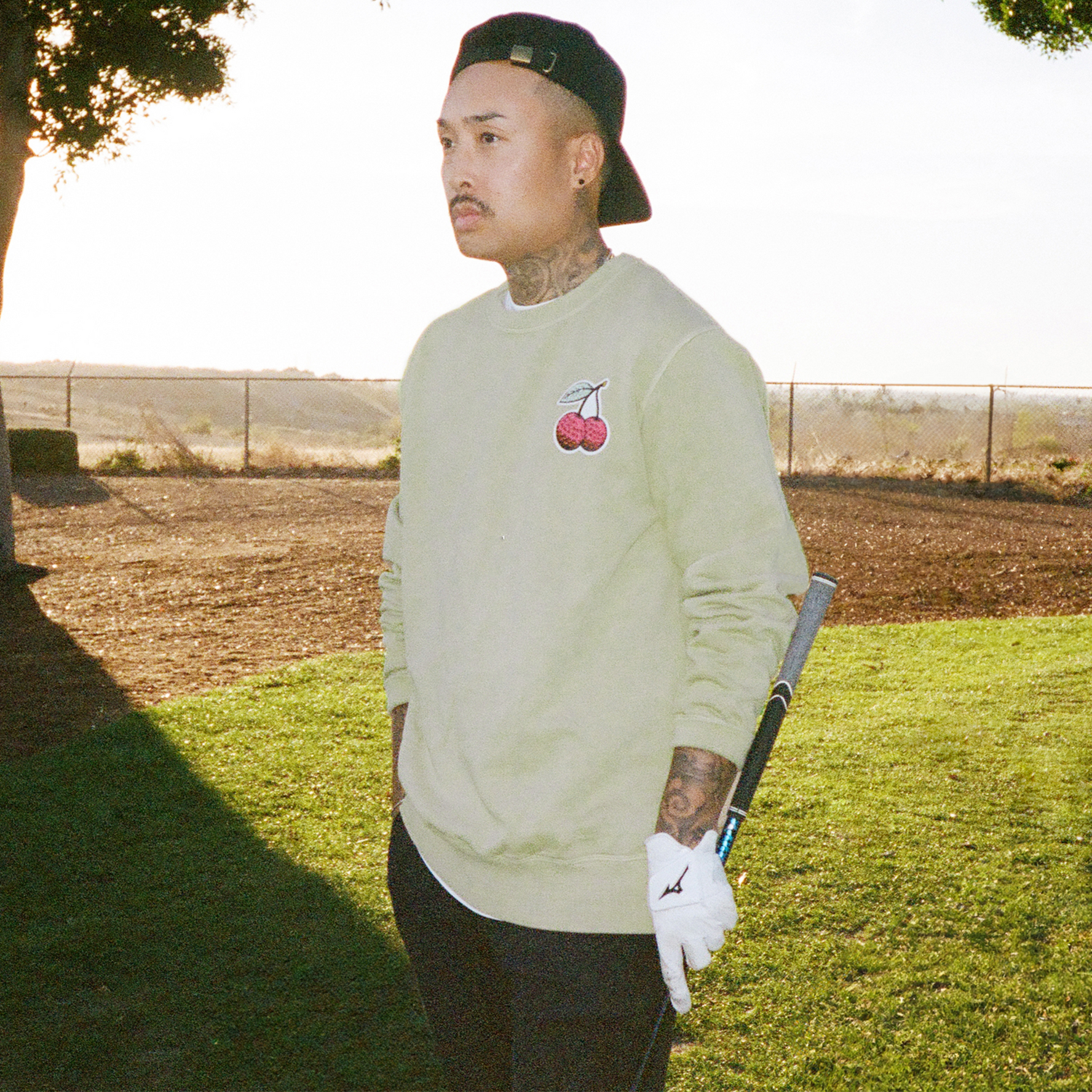 Players Ball Winter Capsule Collection, which includes the 16 oz, 100% Organic Cotton, French Terry Two For Twenty Cherry Balls  Crewneck